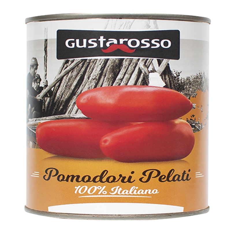 POMODORI PELATI 100% ITALIANI (2500GR x 6) GUSTAROSSO