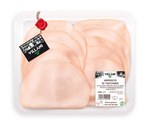 AFF. ARROSTO TACCHINO 120G CT8P VILLANI