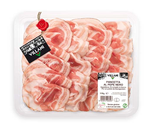 AFF. PANCETTA PEPE NERO 110G-CT8PZ VILLANI