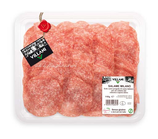 AFF. SALAME MILANO 110G-CT8PZ VILLANI