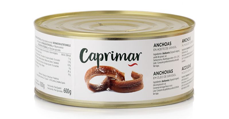 ANCHOA CAPRIMAR AC. VEG. 600G                                         