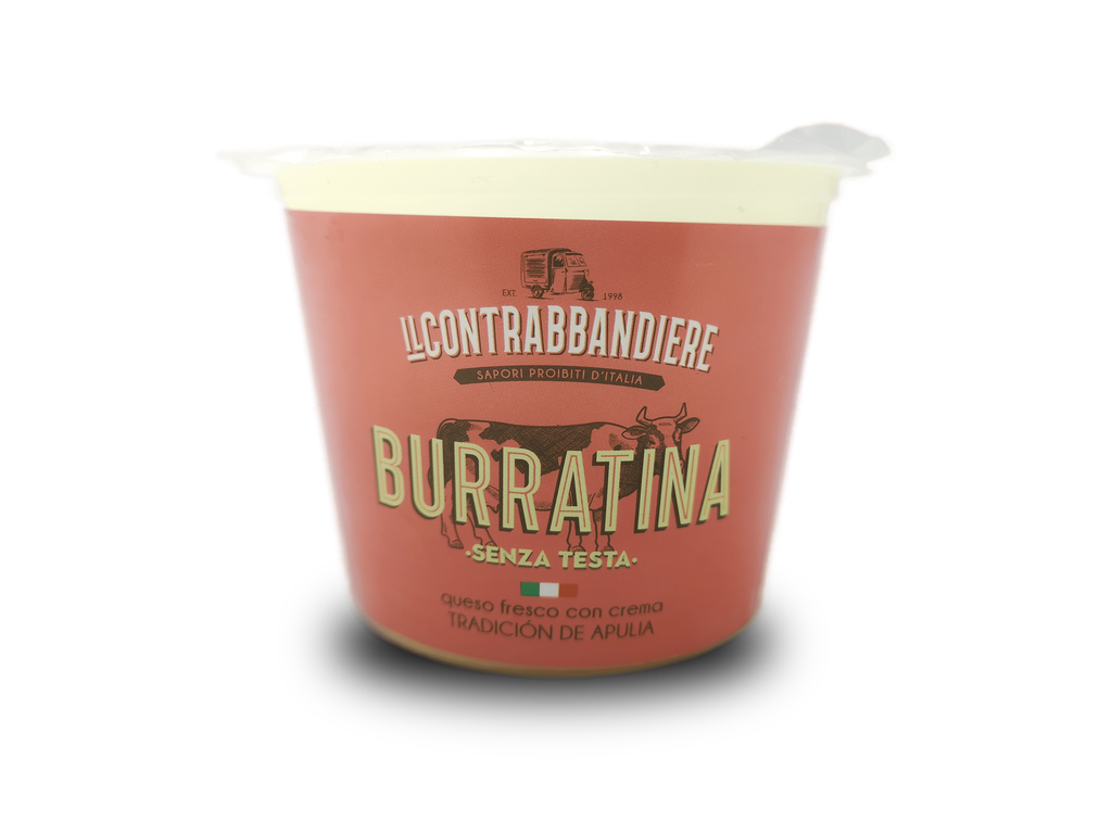 BURRATA SENZA TESTA (200GR x 24UDS) "IL CONTRABBANDIERE"