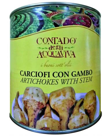 CARCIOFI CON GAMBO OLIO LATTA 3KG AGRA (LATCGOL)