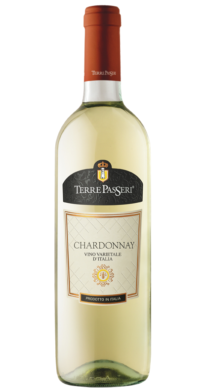 CHARDONNAY VINO VARIETALE D'ITALIA 11,5º 0'75Lt TERRE PASSERI