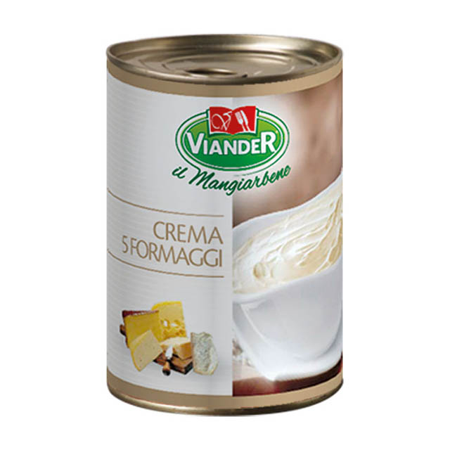 CREMA AI 5 FORMAGGI CON GORGONZOLA VIANDER