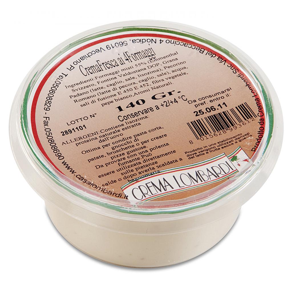 CREMA FRESCA AL 4 FORMAGGI 140 GR(4F140)