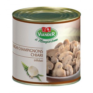 FUNGHI CHAMPIÑONES TRIFOLATI BUSTA (1,85KG X 12)  VIANDER