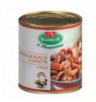 FUNGHI FANTASIA BOSCO (MISTI) TRIFOLATI  VIANDER 800gr