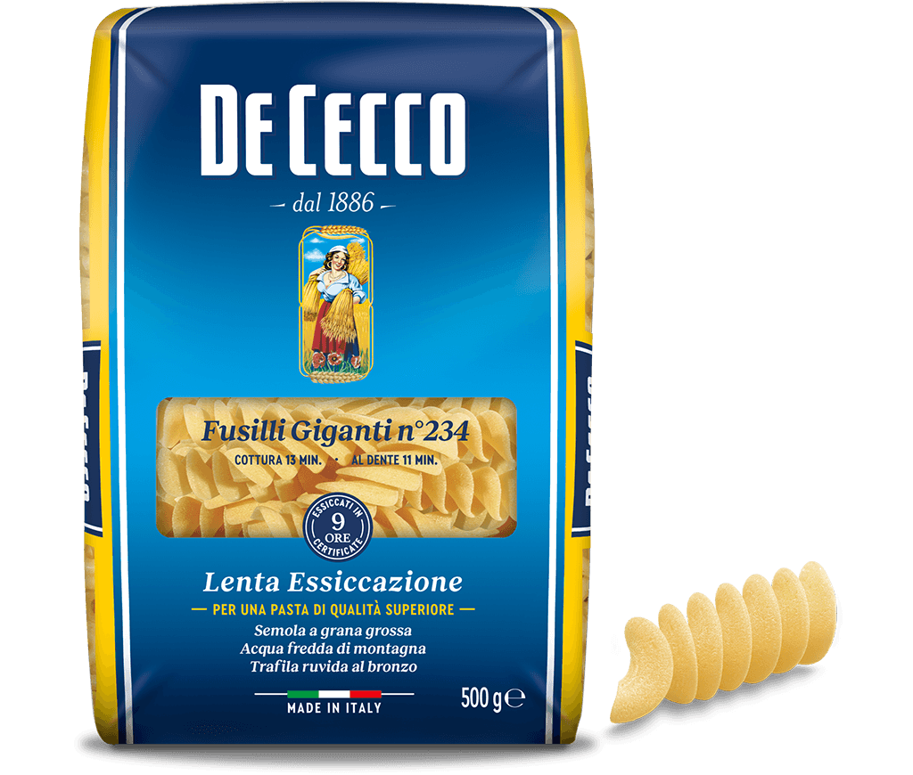 FUSILLI GIGANTI Nº234 500G*24 DE CECCO