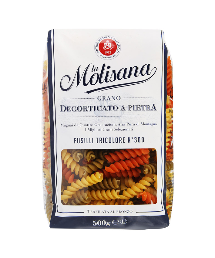 FUSILLI TRICOLORE 10 X 500G FQ - LA MOLISANA