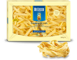 Fettuccine uovo/spinaci nidi 12x250gr DE CECCO