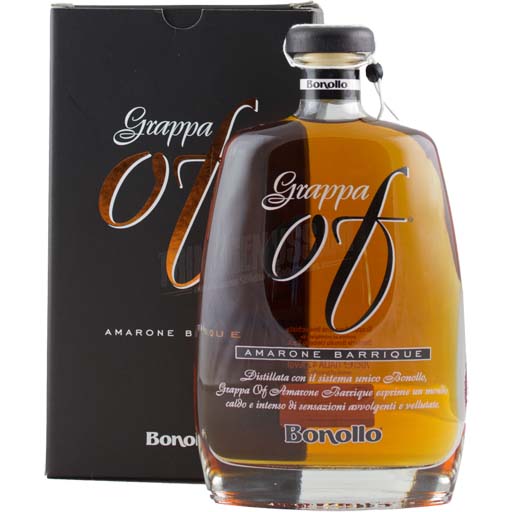 GRAPPA DI AMARONE BARRIQUE INVECCHIATA BONOLLO 42º CL 70