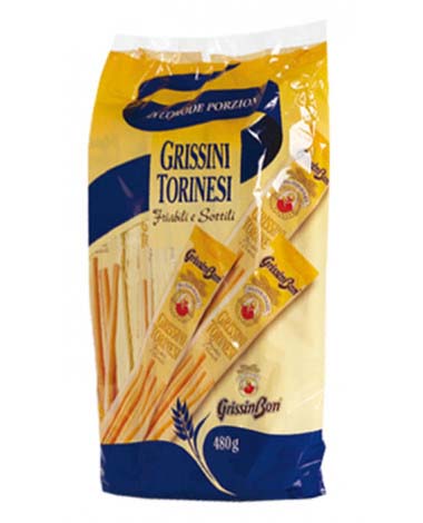 GRISSINI BON TORINESI 8 X 480GR