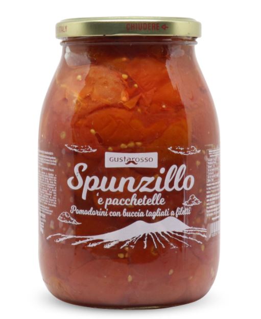 GUSTAROSSO- SPUNZILLO PACHETTELLE POMODORINI FILETTI 520GR*12