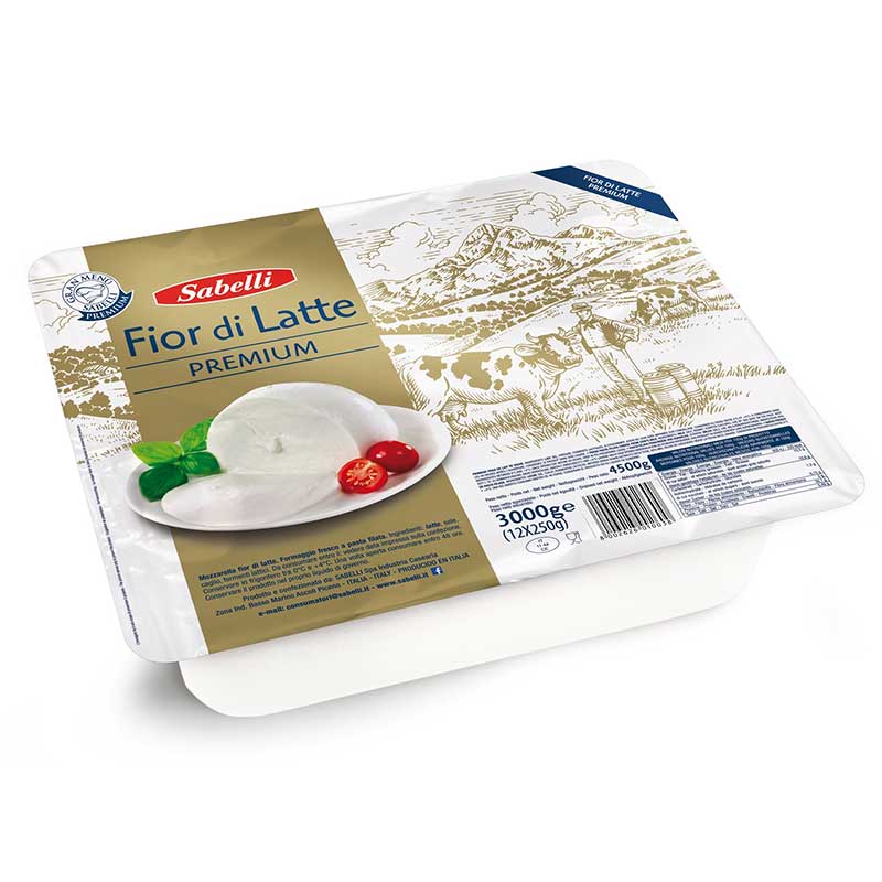 MOZZARELLA  PREMIUM 250GR X 12SABELLI CASEIFICIO