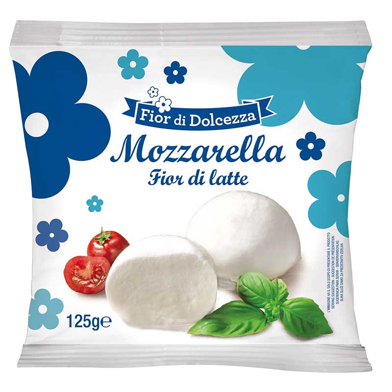 MOZZARELLA FIOR DI DOLCEZZA IN BUSTA 125 GR