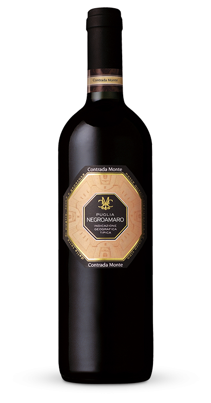 NEGROAMARO PUGLIA IGT 12º 0'75Lt CONTRADA MONTE