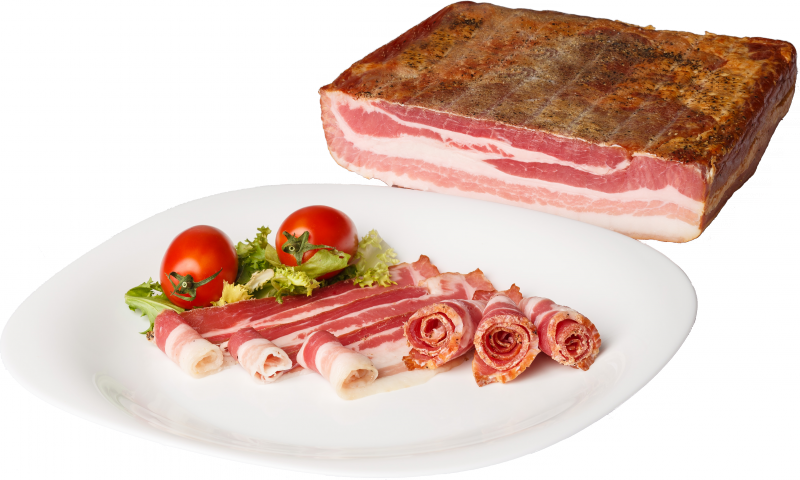 PANCETTA TESA CRUDA PEPATA 130GR (LONCHEADA)