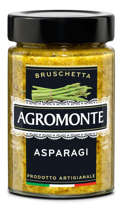 PANE & PASTA BRUSCHETTE ASPARAGI 106GR*12  AGROMONTE