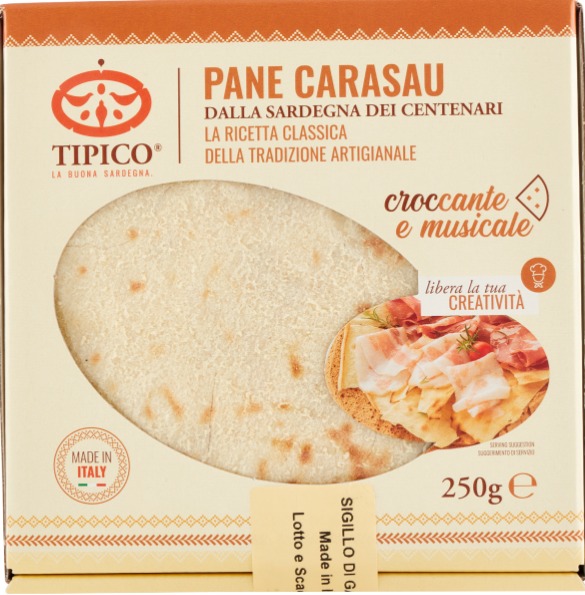 PANE CARASAU ASTUCCIO 250GR *15