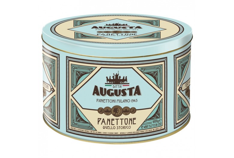 PANETTONE CLASSIC metal tin  245x160 1 KG Augusta