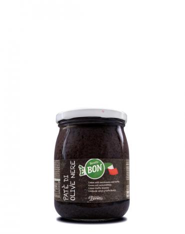 PATE' DI OLIVE NERE 580gr - Bonetto