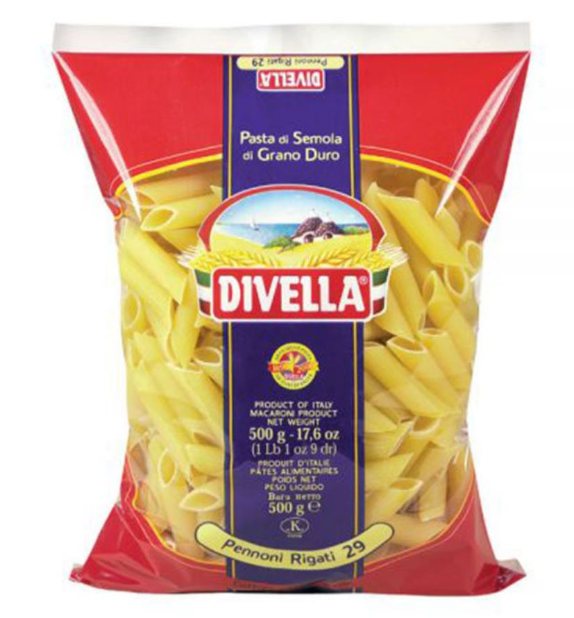 PENNONI RIGATI DIVELLA Nº29 500GR*24