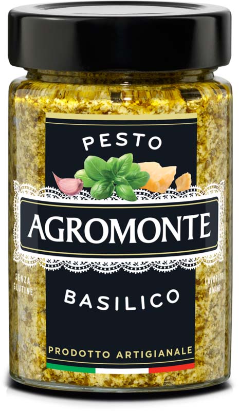 PESTO AL BASILICO 106GR*12  AGROMONTE