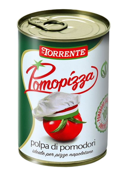 POLPA DI POMODORO POMOPIZZA (400gr x 24uds) LA TORRENTE