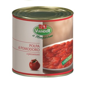 POLPA POMODORO A PEZZETTONI. 4.1KG VIANDER
