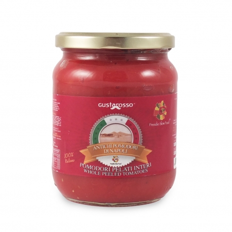 POMODORI PELATI "ANTICHI SAPORI DI NAPOLI"  PRESIDIO SLOW FOOD 520 GR GUSTAROSSO