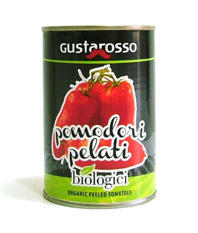 POMODORI PELATI 100% ITALIANI BIO 400 GR GUSTAROSSO