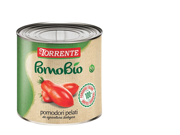 POMODORI PELATI BIO 6*2550GR TORRENTE