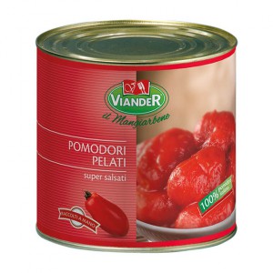 POMODORI PELATI SUPER SALSATI VIANDER 2,55 KG