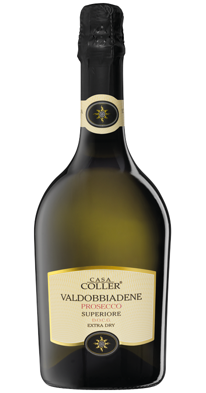 PROSECCO  DOCG VALDOBBIADENE SUP. SPUMANTE EXTRA
DRY 11,5º 0'75Lt PRESTIGIO CASA COLLER