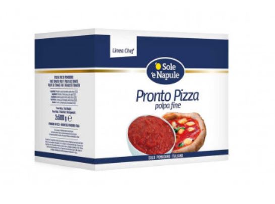 Polpa Pronto Pizza O Sole E Napule Box 2x5kg