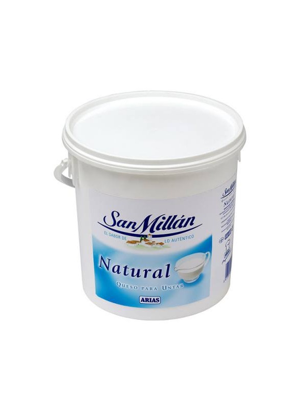 Queso Crema Natural Cubo 3 Kg San Milllan