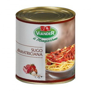 RAGU' ALL'AMATRICIANA 850gr VIANDER