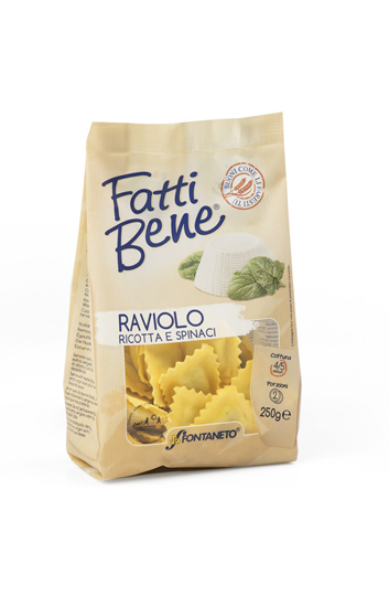 RAVIOLO RICOTTA SPINACI FATTI BENE 250GR FONT *12