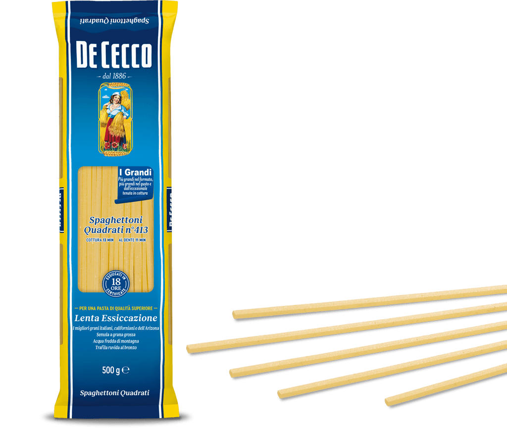 SPAGHETTONI QUADRATI DE CECCO 24*500 GR