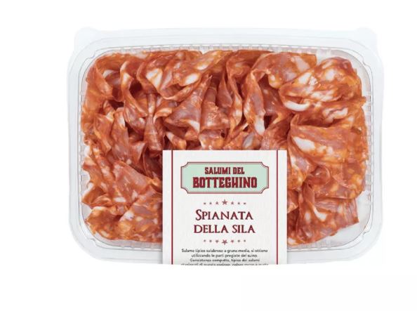 SPIANATA PICCANTE AFFETTATA 80GR*12 CORTEPARMA