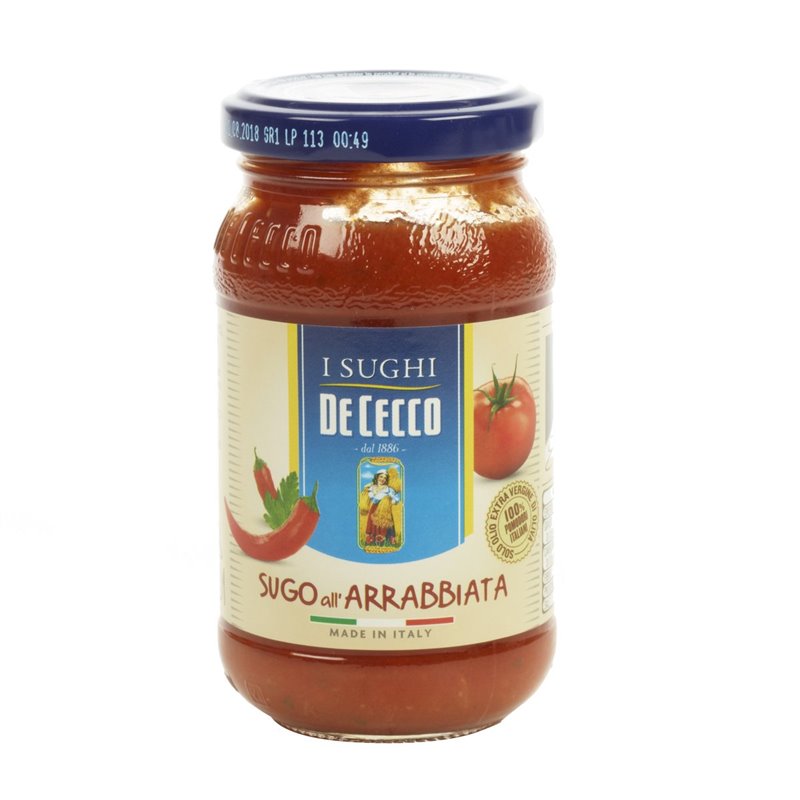 SUGO ALL'ARRABBIATA 200GR*12 DE CECCO