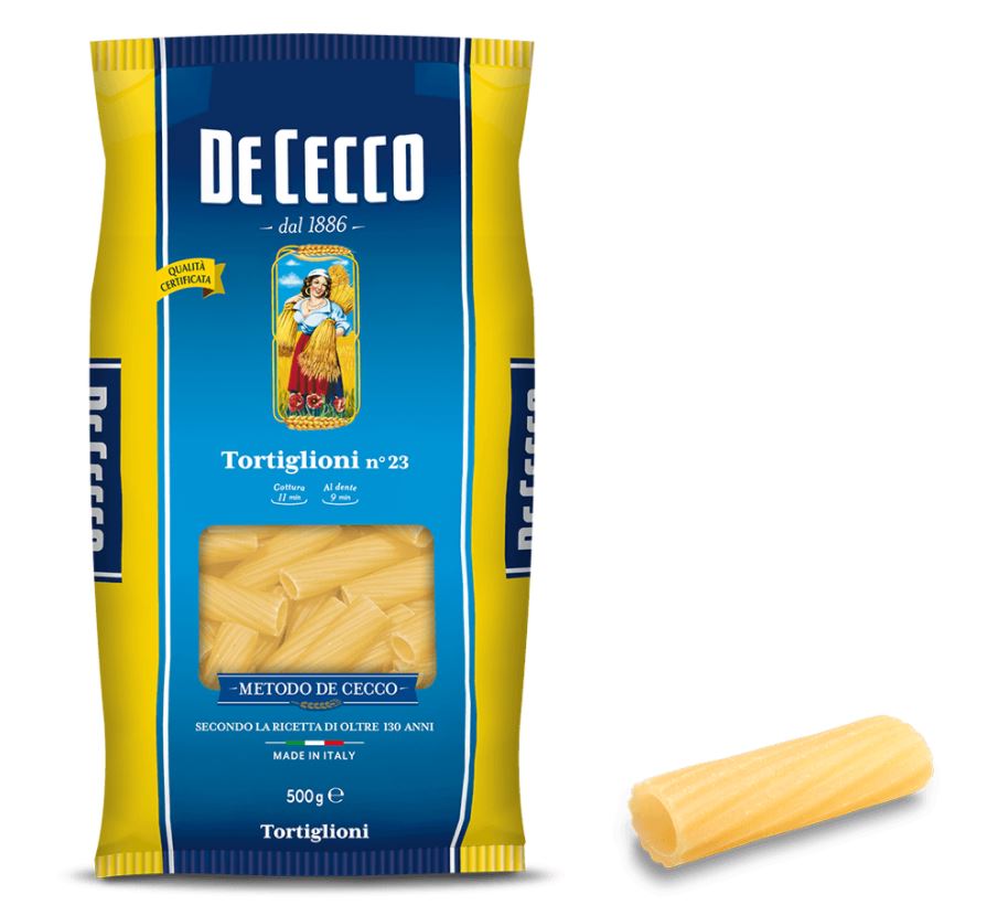 TORTIGLIONI 500GR*24 DE CECCO