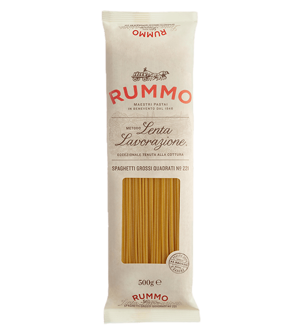 SPAGHETTI GROSSI  QUADRATI Nº221 (500GR x 24) RUMMO