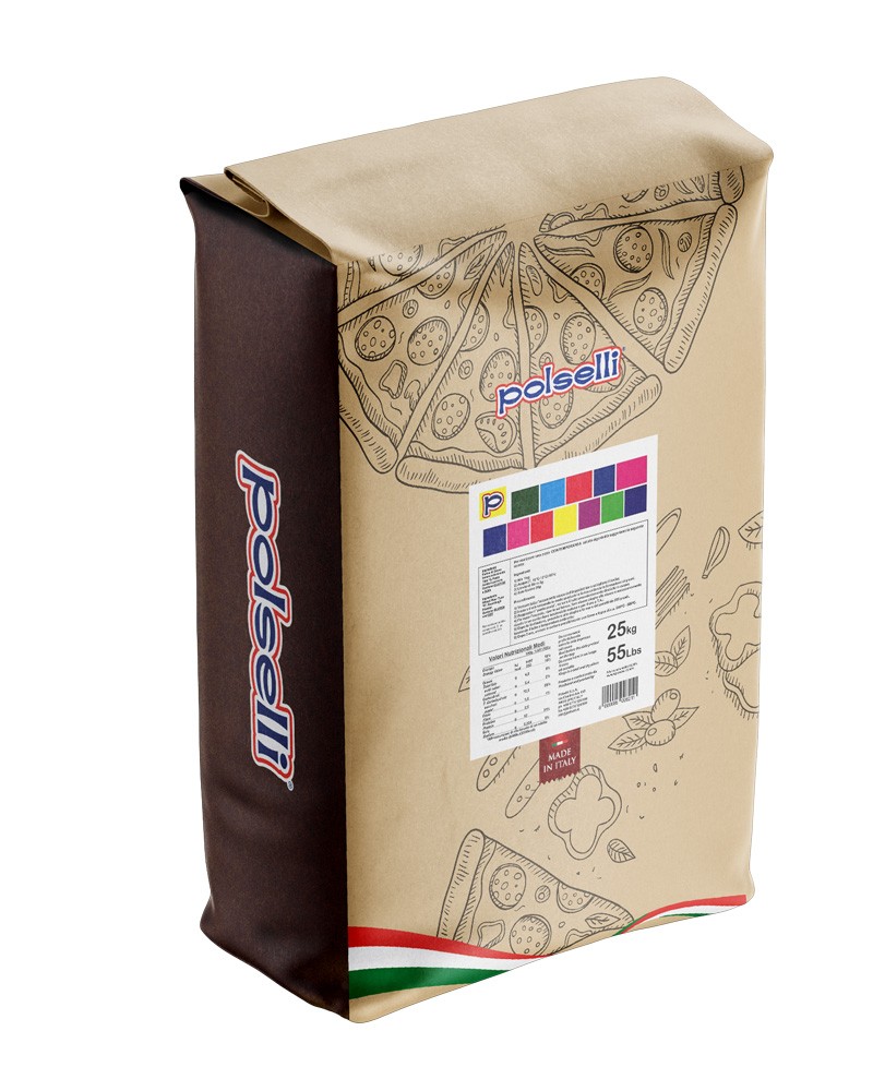 FARINA PIZZA CONTEMPORANEA 25Kg W280 - POLSELLI