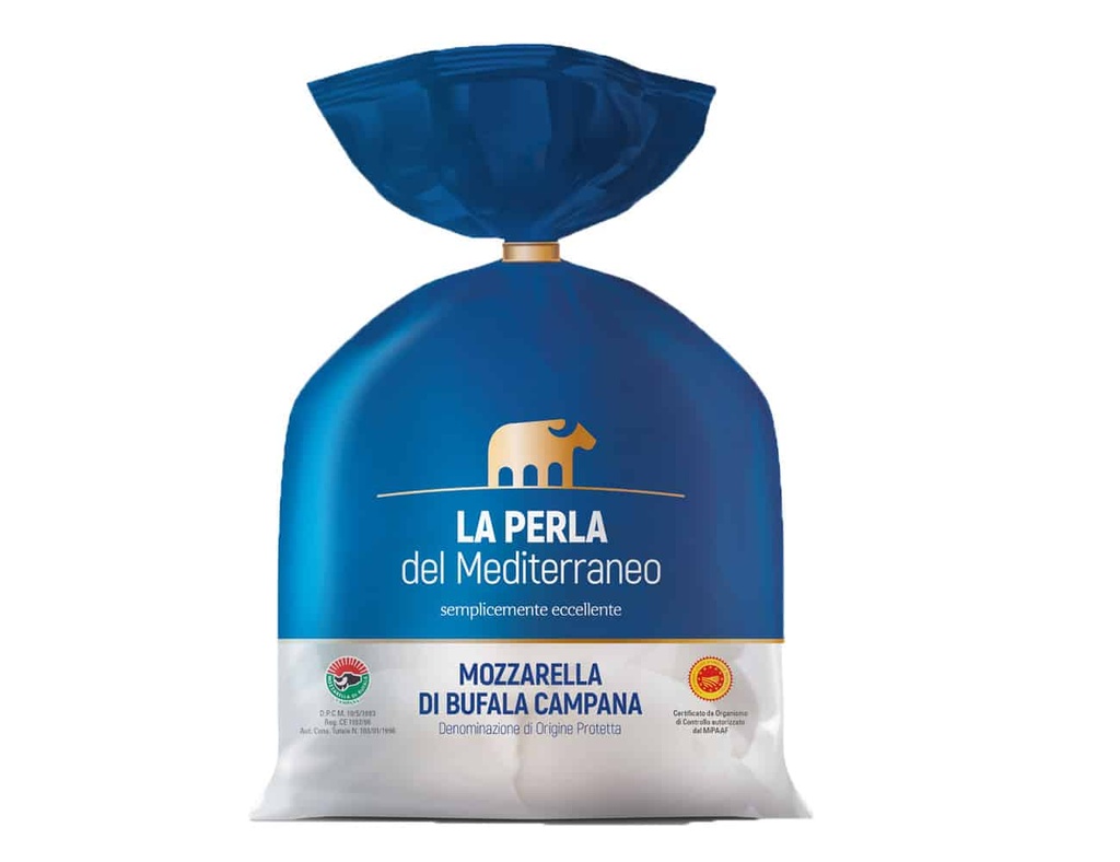 MOZZARELLA DI BUFALA "LA PERLA DEL MEDITERRANEO" DOP 250GR