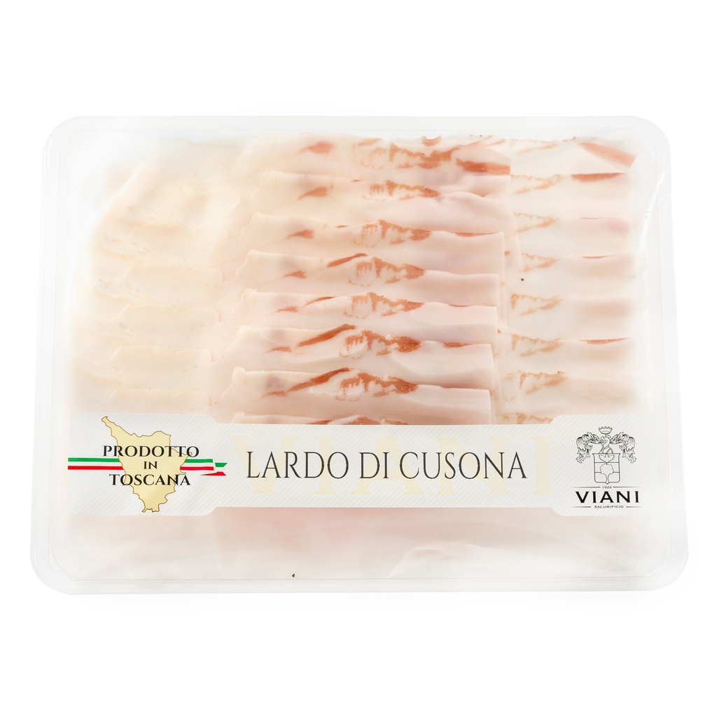 LARDO STAGIONATO in tranci 200/300g s/v VIANI