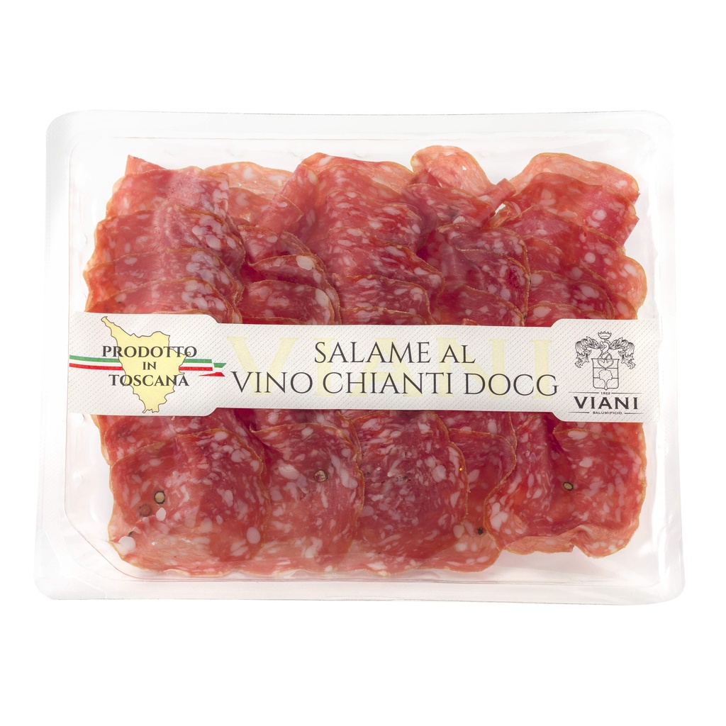 SALAME CON VINO CHIANTI DOCG aff 100g pfisso VIANI