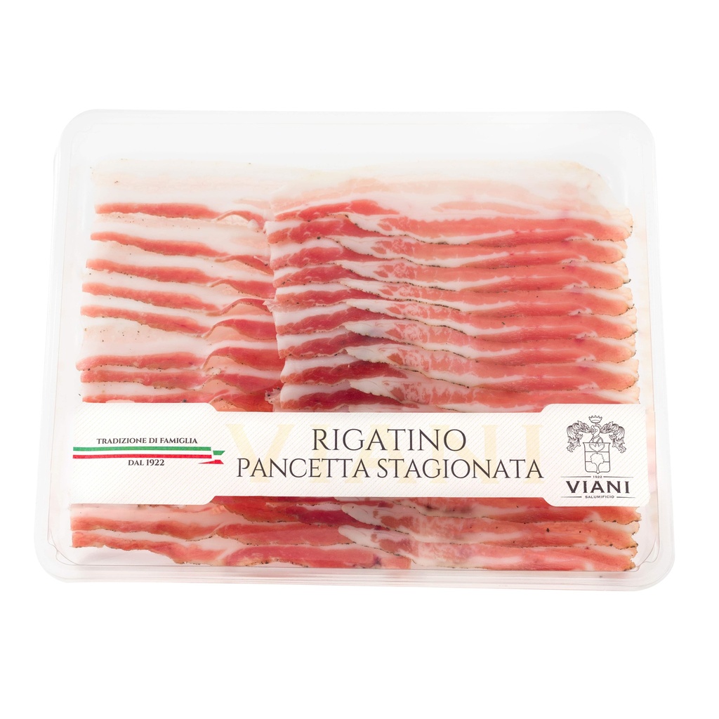 PANCETTA STAGIONATA Rigatino Italia PF 100g VIANI