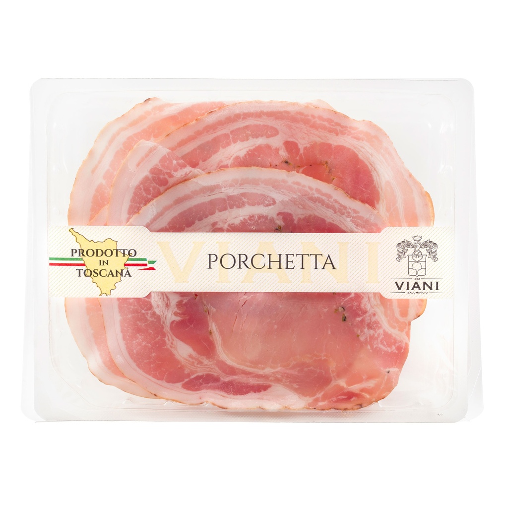 PORCHETTA ARROSTO affettata 100g p/fisso VIANI